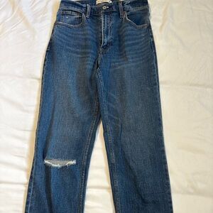 Abercrombie & Fitch Women's High Rise Blue Jeans